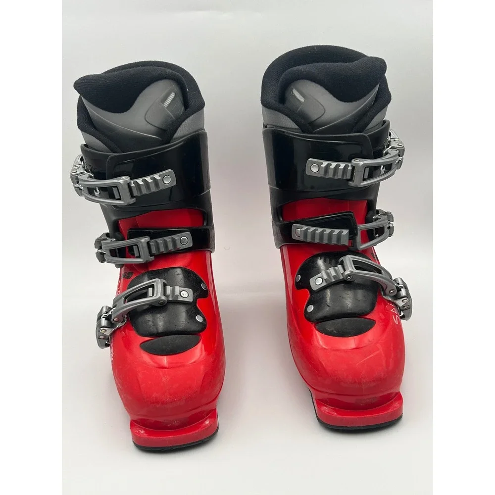 Salomon Kaid T3 Ski Boots Red Black Womens 5.5 Youth 23 Mondo 276mm